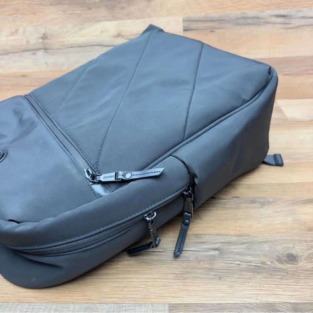 Joan & David Sleek Gray Backpack for Unisex